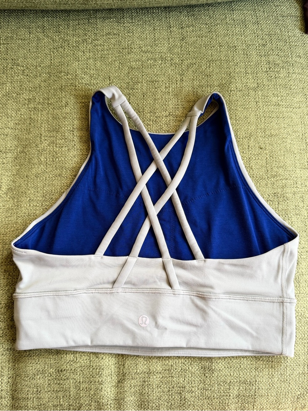 Green Lululemon workout top